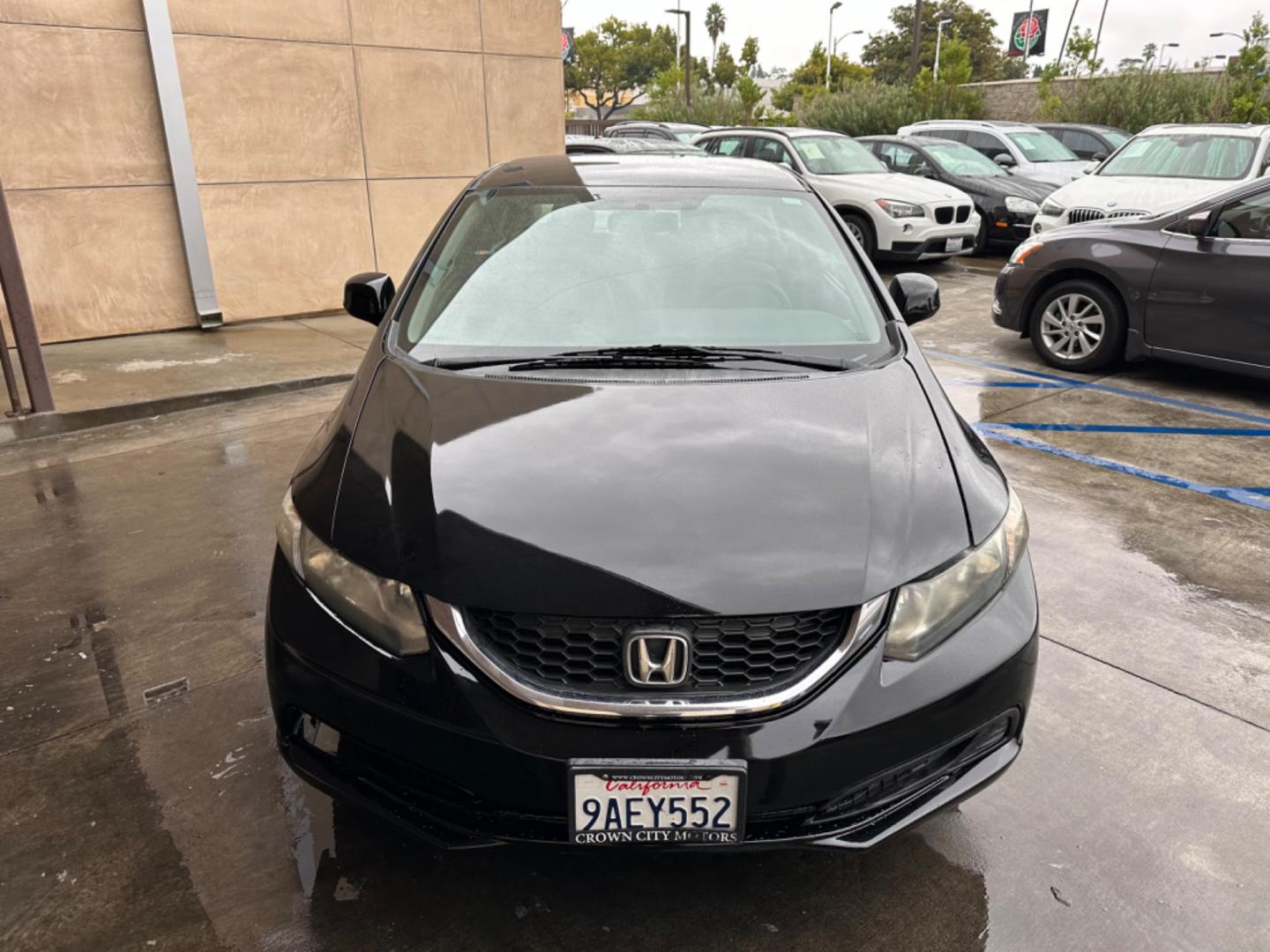 2013 Black /Grey Honda Civic LX Sedan 5-Speed AT (19XFB2F53DE) with an 1.8L L4 SOHC 16V engine, 5-Speed Automatic transmission, located at 30 S. Berkeley Avenue, Pasadena, CA, 91107, (626) 248-7567, 34.145447, -118.109398 - New Paint! Gas Saver! Discover Reliable and Efficient Driving: 2013 Honda Civic LX Now at Our Pasadena, CA Dealership Step into the world of efficiency and reliability with the 2013 Honda Civic LX, a standout choice now featured at our BHPH dealership in Pasadena, CA. Known for its dependable per - Photo#6